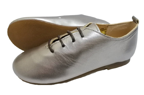 【かぼちゃの馬車CA-15 ブロンズ】ころんと靴紐シューズ